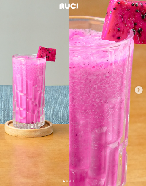 Minuman buah naga segar